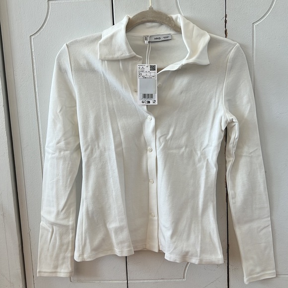 Mango Cotton Knit Shirt - Picture 4 of 6